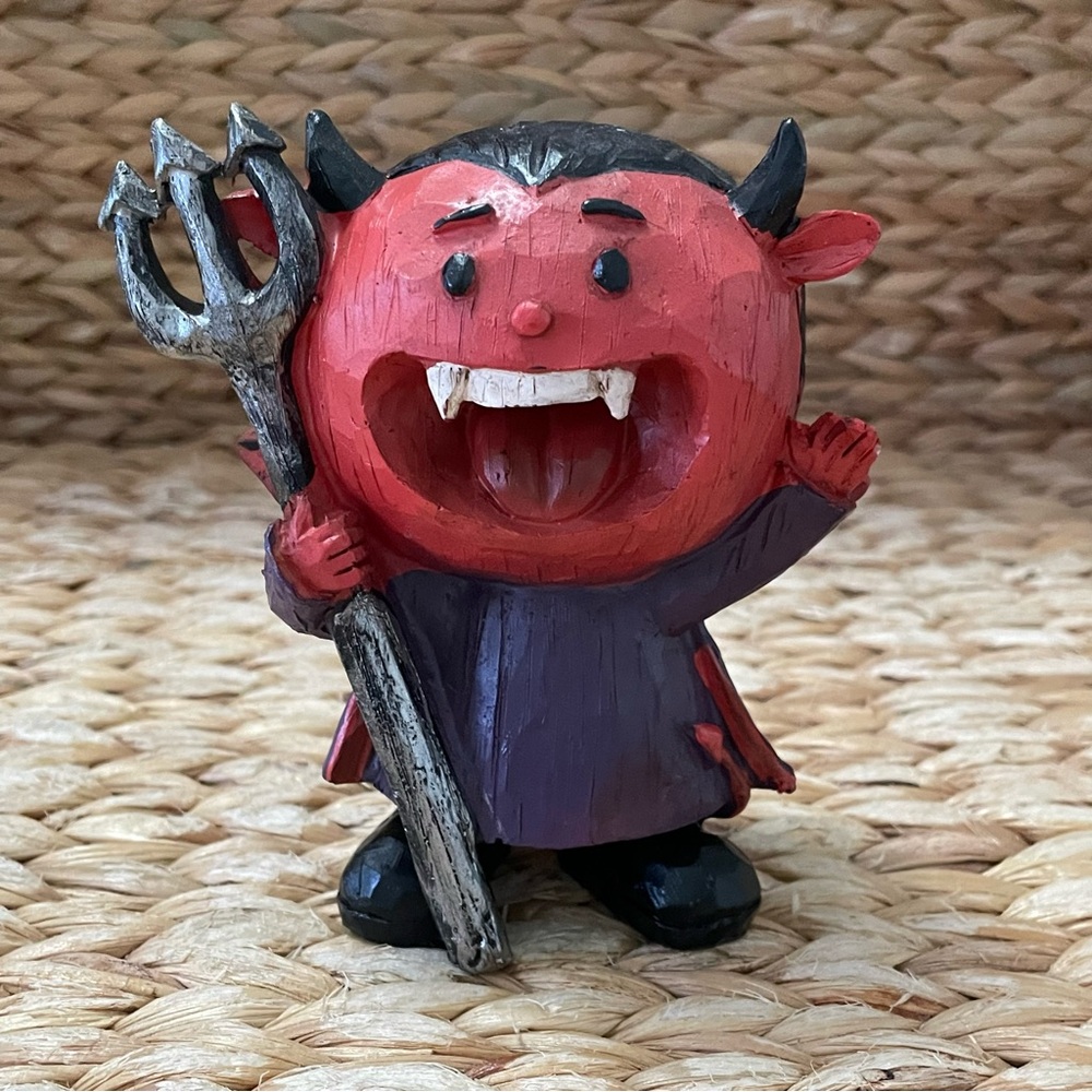 Martha‎ Stewart Devil Halloween Figure Vintage Inspired 5”